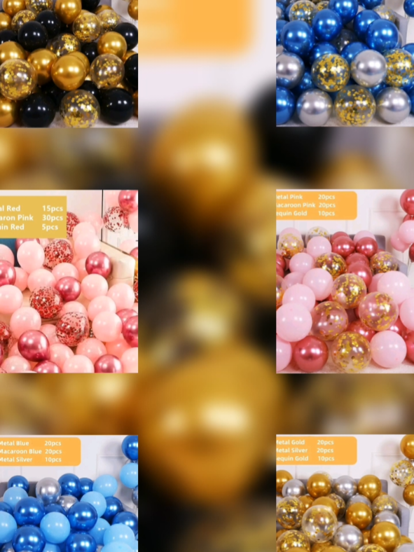 #creatorsearchinsights  #birthday balloon  decorations set 50pcs Assorted Collor 
