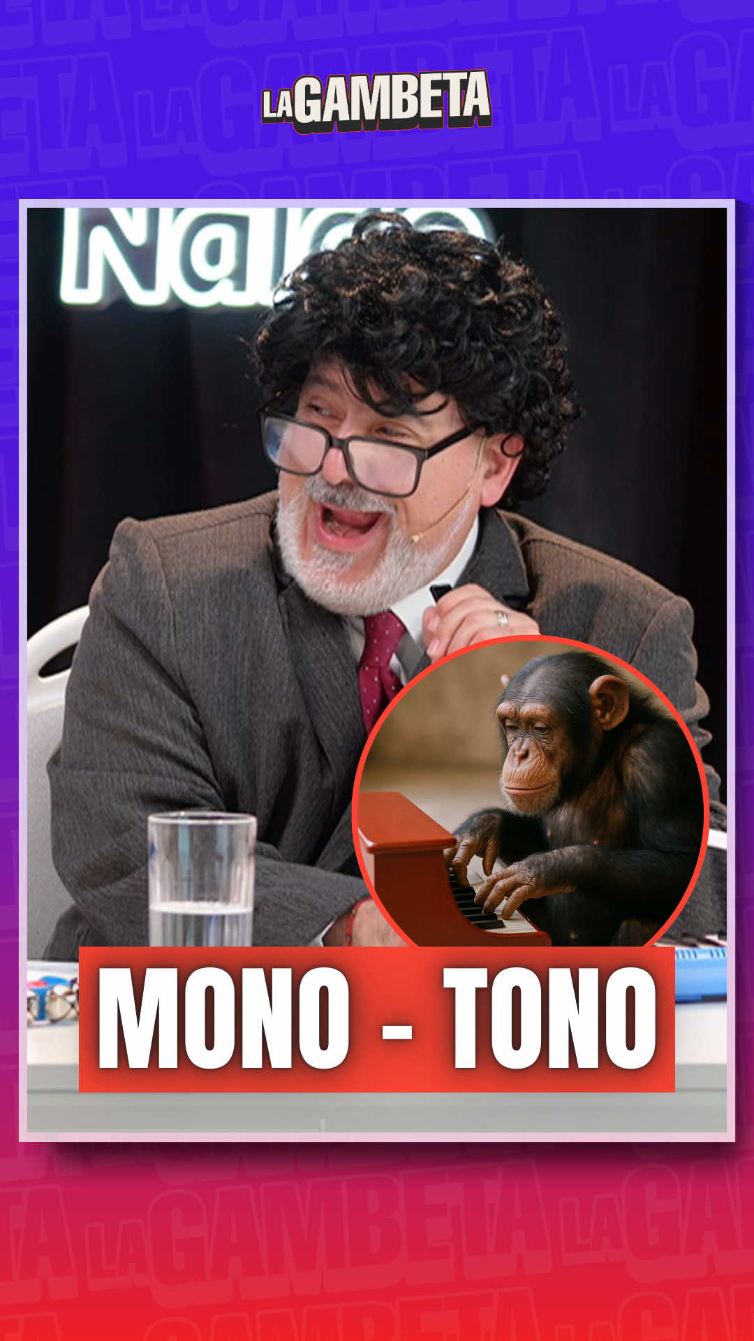 El chimpancé que tocaba en un pianito… | La Gambeta #humor #lagambeta #yayoguridi #pichustraneo #martinvazquez              