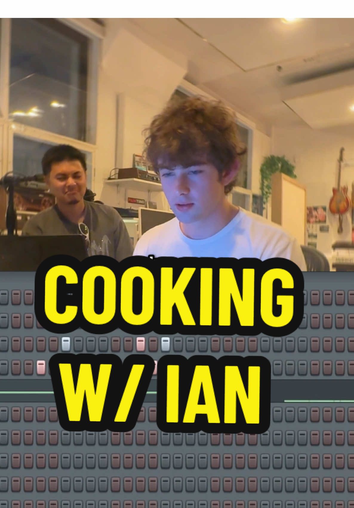 making a beat w @ian #flstudio #ian #magicjohnson #beatmaker 