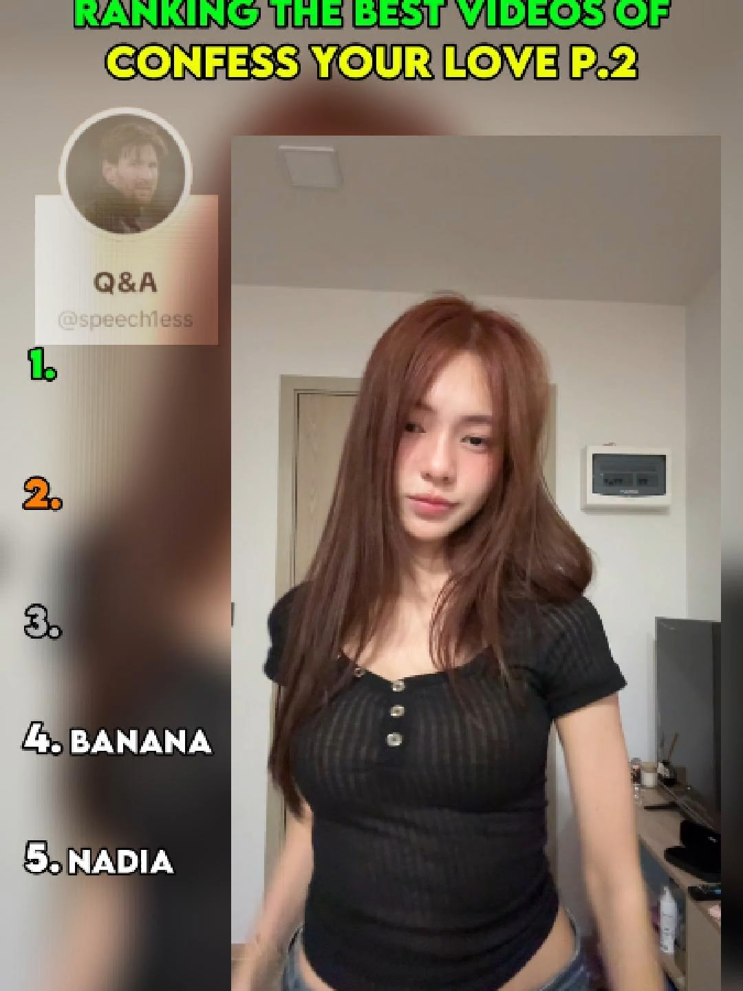 Ranking confess your love trend p.2 #confessyourlove #dance #viral #dancechallenge #top5 #ranking#trendy #fyp #foruyou