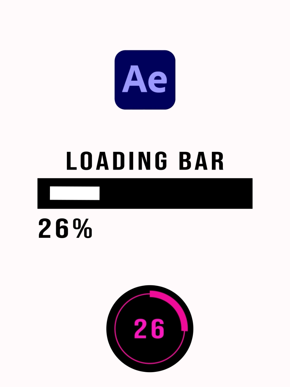 Creating a Loading bar Animation in after effects 