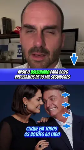 Eduardo Bolsonaro pede apoio ao seu pai! Comente bolsonaro 2026. #bolsonaro2026 #direita #direitaconservadora #bolsonaro #bolsonaropresidente 