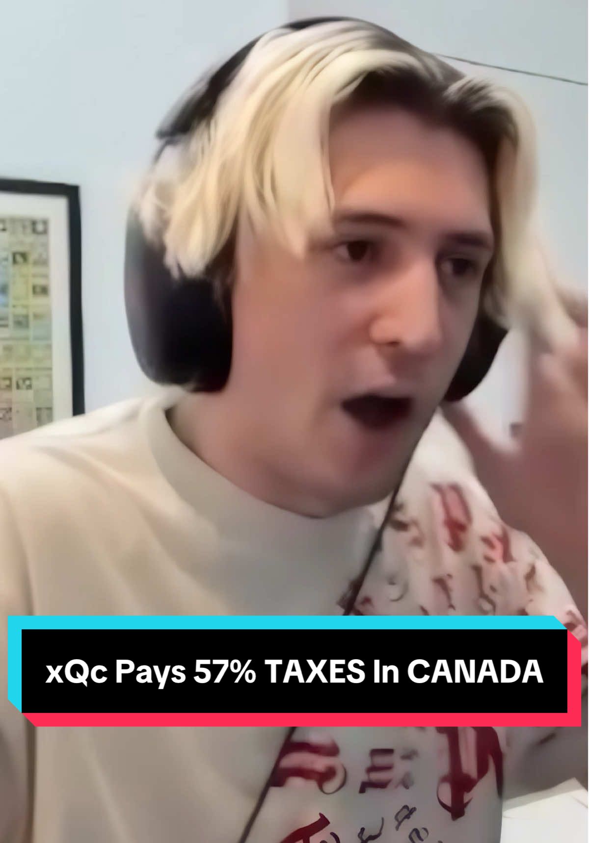 xQc Pays 57% TAXES In CANADA