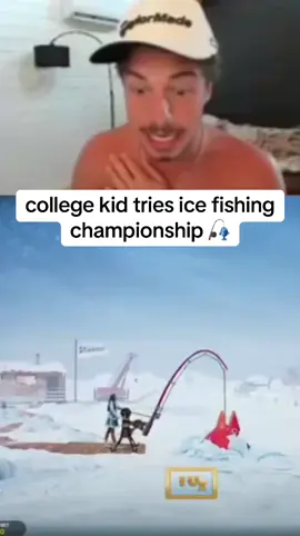 rydurz goes crazy 😝  #icefishing #funny #rydurz 