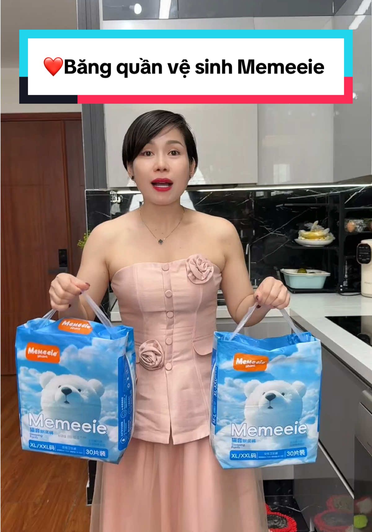 ❤️Băng quần vệ sinh Memeeie tiện lợi các chị nha #cindythuytichcuc #cindythuy #bangvesinh #quanbangvesinh #bangvesinhdangquan    