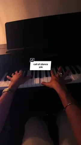 call of silence 🌌 attack on titan #snk #aot #hiroyukisawano #piano #fyp 