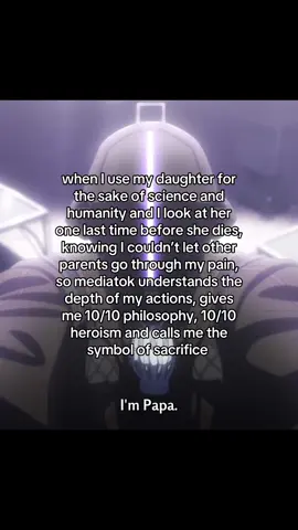 It had to be done, but I couldn’t let others go through this completely heartbreaking experience. My pain and the life of my daughter for the sake of other 7 billion humans, was the price I decided to pay❤️‍🩹 #mediatok #bondrewd #gitok #anime #madeinabyss 