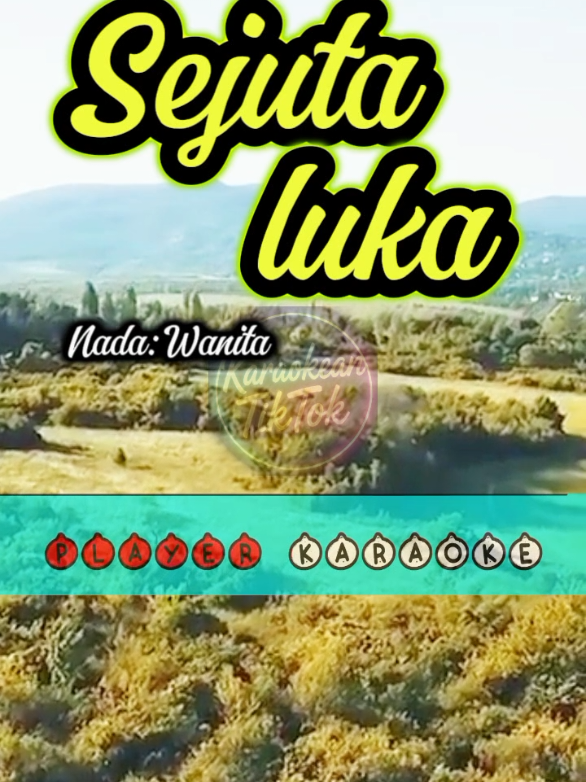 Karaoke dangdut SEJUTA LUKA. Nada:Wanita. selamat menikmati☺️☺️