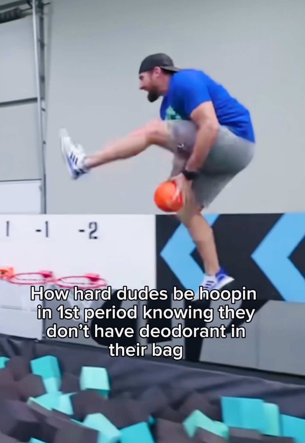 Nah fr😭✌️ #basketball #meme #deodorant #dudeperfect 