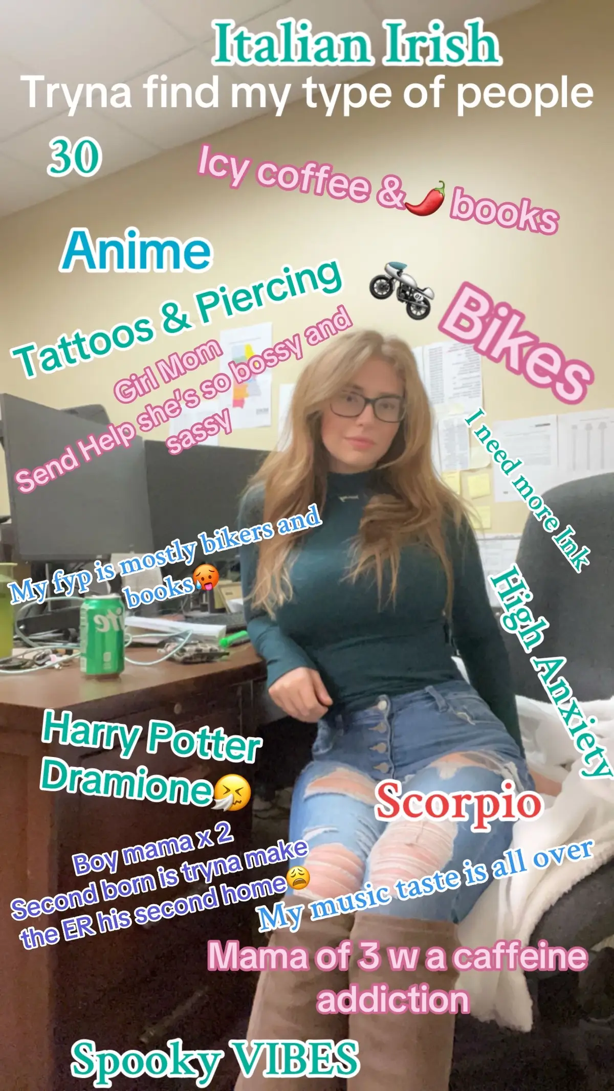 Add me if we have similar interests and wanna make new friends💕#fyp #spicybooktok #biketok #coffeeaddiction #spookyvibes👻  