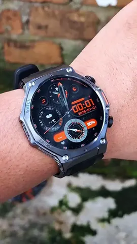 Smartwatch Militer Tahan Air IP68 Bisa Dipakai Renang Dan Olahraga #smartwatch #jamtanganpintar #smartwatchviral #fyplah 