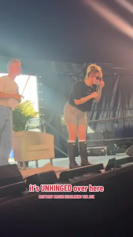 Listen to the supreme leader of   Broski Nation 📝🙂‍↕️ @Brittany  @Rockstar Energy UK  #randl25 #readingfestival #brittanybroski #crowd #royalcourt  