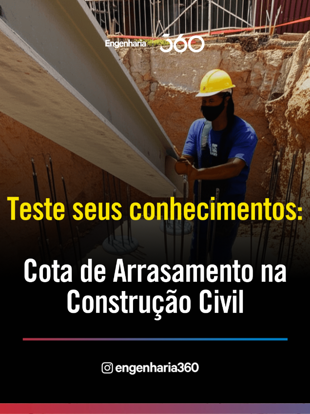 A cota de arrasamento é o nível de referência que define até onde deve ser retirada ou mantida a cabeça da estaca em obras. Esse parâmetro assegura a correta ligação entre estaca, armadura e bloco, garantindo estabilidade, segurança e durabilidade da estrutura. Uma execução mal planejada pode gerar falhas graves, infiltrações e até problemas estruturais em obras civis. #EngenhariaCivil #Construção #Fundação #EstabilidadeEstrutural #Engenharia360  Efeitos sonoros: freesound_community e chrisiex1 em Pixabay Música: Knowledge (Corporate) - Canva Imagens: Google Gemini Locução: Google AI Studio