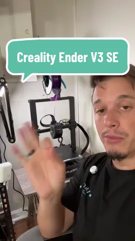 Replying to @Stinger Perfect starter 3D printer – Creality Ender-3 V3 SE offers auto leveling, fast 250mm/s printing, and easy setup for beginners. Hassle-free way to start your 3D printing journey! #tiktokshopcreatorpicks #backtoschool #3dprinting #diyprojects #starterprinter