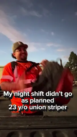 A crazy night but a good surprise. Blessed.  #roadstriper #newborn  #bluecollar #fyp #asmr               