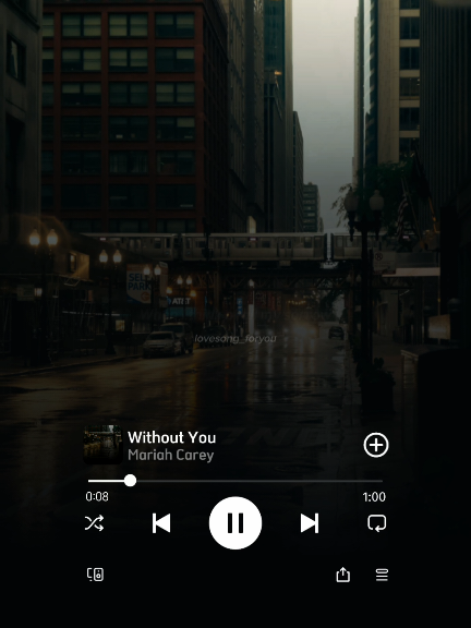 Without You #mariahcarey #withoutyou #lyricsmusic #lovesong #lyrics_songs 