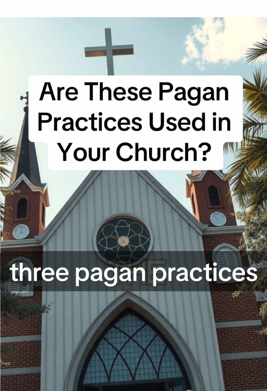 Are these three pagan practices used in your church? Pagan Christianity.  Jesus Christ Bible Truths Biblical Truth Forgotten Scripture Truth in Scripture Christian teaching Word of God Bible story Hidden History Exposing Religion Christian Conspiracy Controversial Bible Church Deception Spiritual Awakening ##church##Christianity##jesus##faithtok##bible