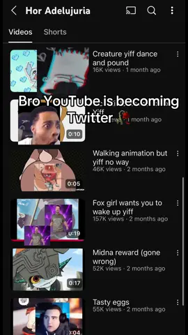 YouTube moderation: 👨‍🦯‍➡️ #goonin #youtube #furry #moderation #fyp 