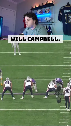 Will Campbell is that guy #nfl #football #fyp #footballanalysis #patriots 