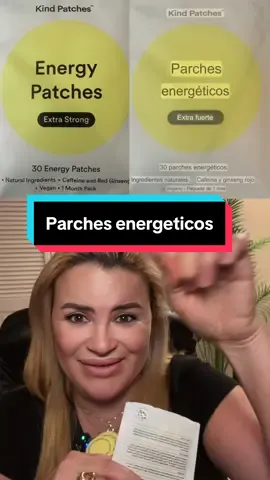 Kit de parches energéticos con cafeína #parchesenergeticos