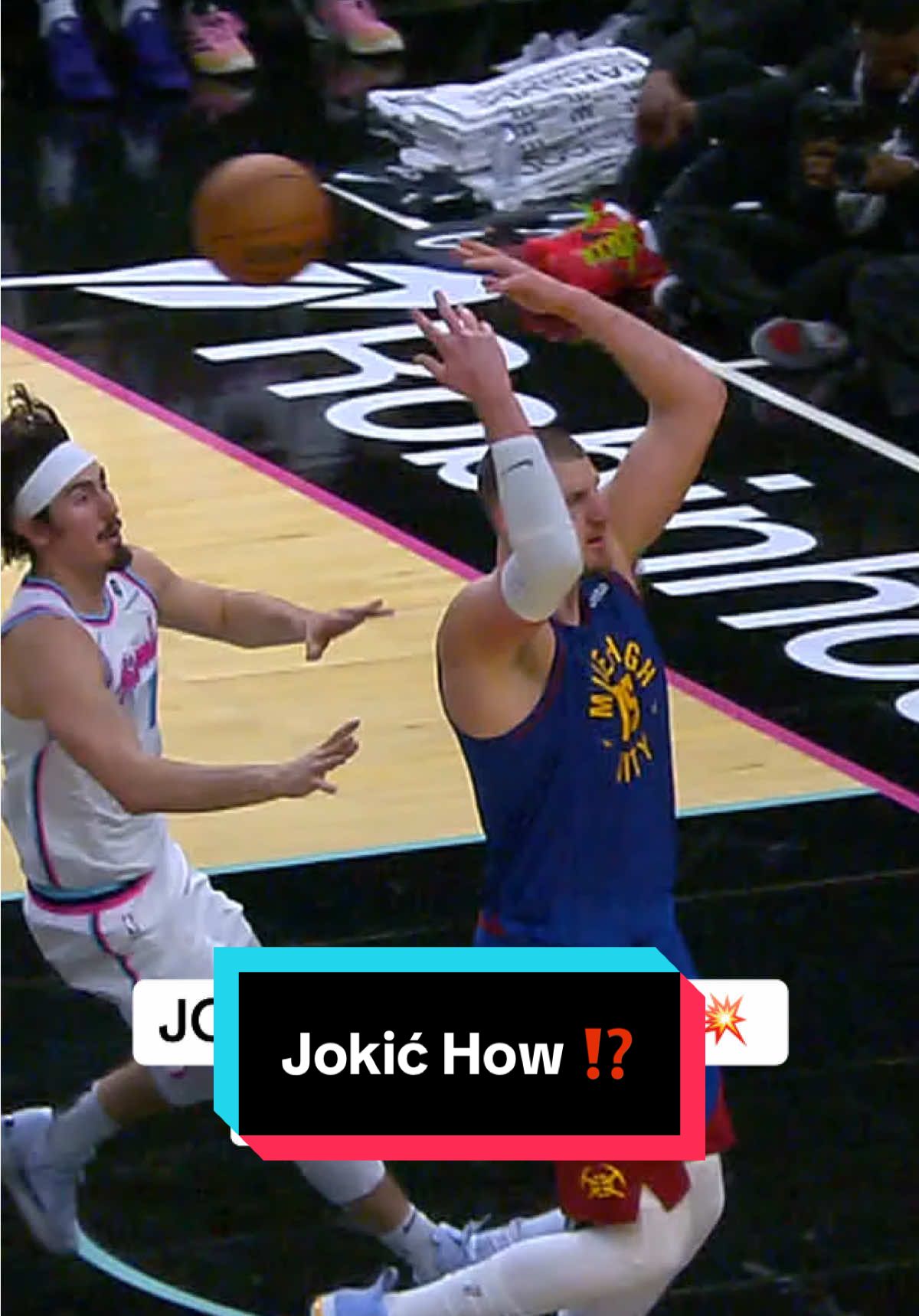 This was ridiculous 😮‍💨 #NBA #Basketball #AaronGordon #NikolaJokic #DenverNuggets 