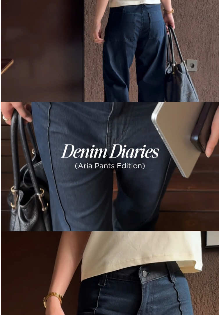 Denim OOTD👖featuring Aria Denim Pants #denimyourway #outfitideas #denimoutfit #ootdinspiration #fashionstyle 