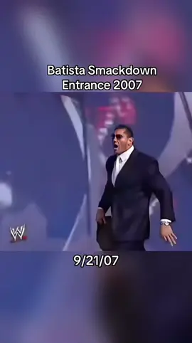Batista Smackdown Entrance 2007| #WWE #wwefans #wweuniverse #prowrestling #wweentrance #wweraw #wwesmackdown #batista #worldheavyweightchampion #fyp #wrestlingtiktok #wrestlingtiktok #wrestlingtok 