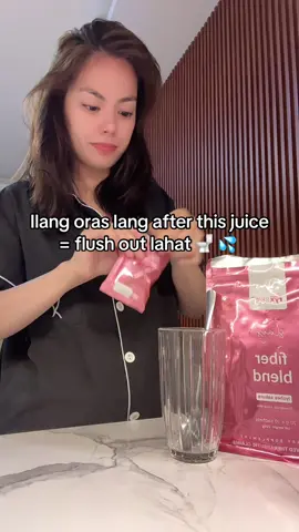 Ilang araw ka ng consti… tapos ilang oras lang after this juice, flush out lahat! 🚽  Note: If breastfeeding, ask your OB first before detox 🌿 #ryxfiberblend 