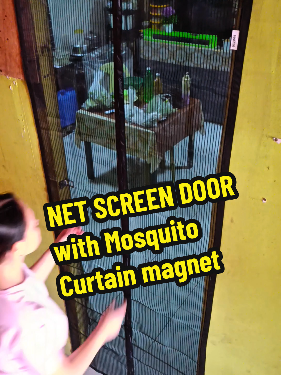 Net Screen door With Mosquito magnet Curtain Bug Order na #fyp #doornet #trend #viral #screendoor 