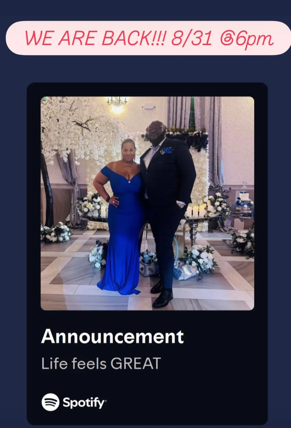 We are back yall with a whole new season of Life feels GREAT podcast (on Spotify).  Life feels great; Is a podcast about LIFE, LOVE, FAITH, MARRIAGE or DATING, LOSS, SUCCESS and even FAILURE and all the GREAT things in between. Great is defined “of an extent, amount, or intensity considerably above the normal or average.” so let’s chop it up the NY way.  Join us every Sundays 6:00pm starting 8/31 on @Spotify  #deborah #thenshebelieved #christiantiktok #fyp #podcast 