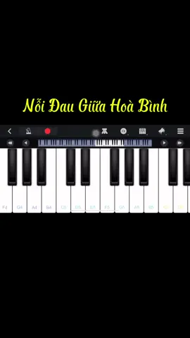 Nỗi Đau Giữa Hoà Bình - Piano Cover #noidaugiuahaobinh #piano #pianoperfect #pianotutorial #pianocover 