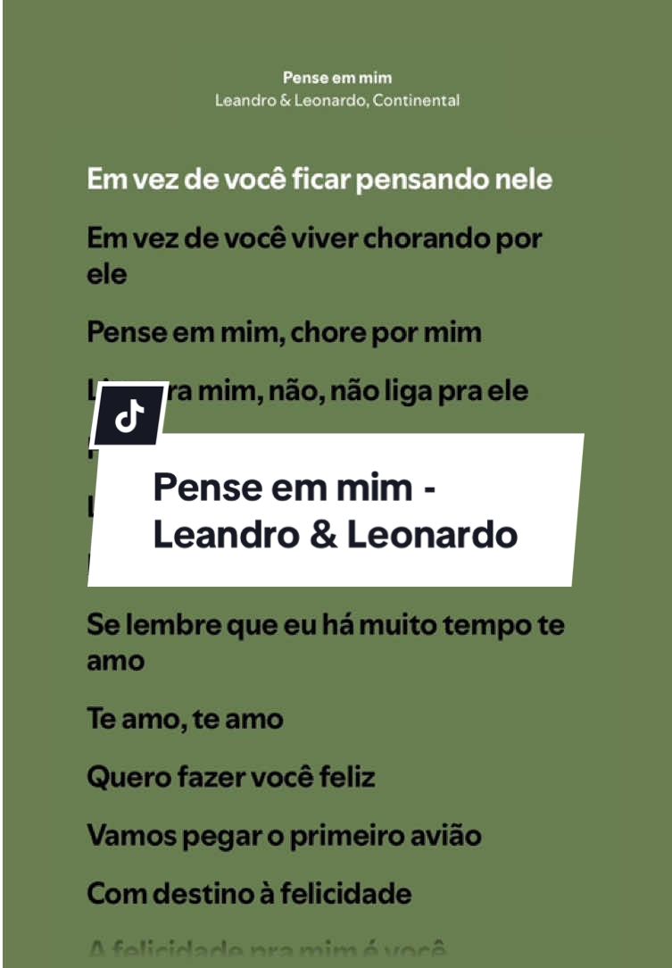 Pense em mim - Leandro & Leonardo #leandroeleonardo #sertanejo #virginia #zefelipe #fyp