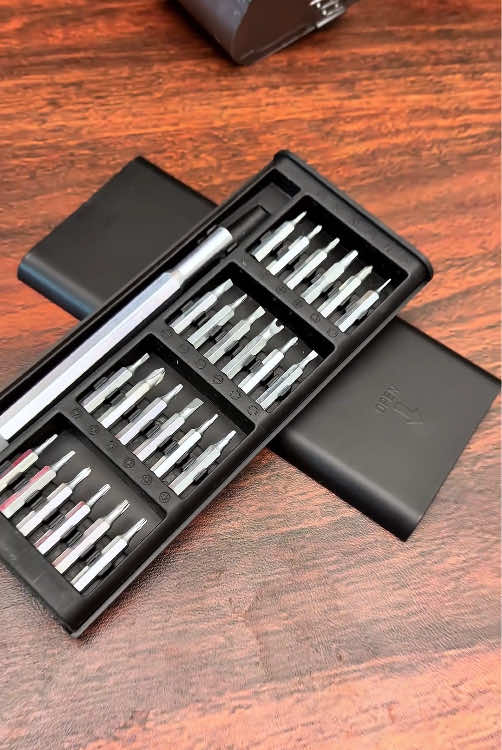 Don’t sleep on this 24-in-1 screwdriver set for home use!#shopvideocarnival #cozyvibes #screwdriver #hometools #tiktokshop    Days   
