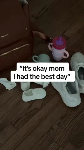 A little reminder that a messy house means you had a good day 🤍 #momlife #toddlermom #girlmom #toddler #motherhood