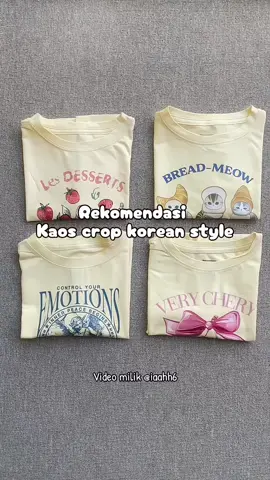 Rekomendasi kaos crop korean style @lybhstore adem banget #kaos #kaoscrop #kaoskoreanstyle #kaoskorea 