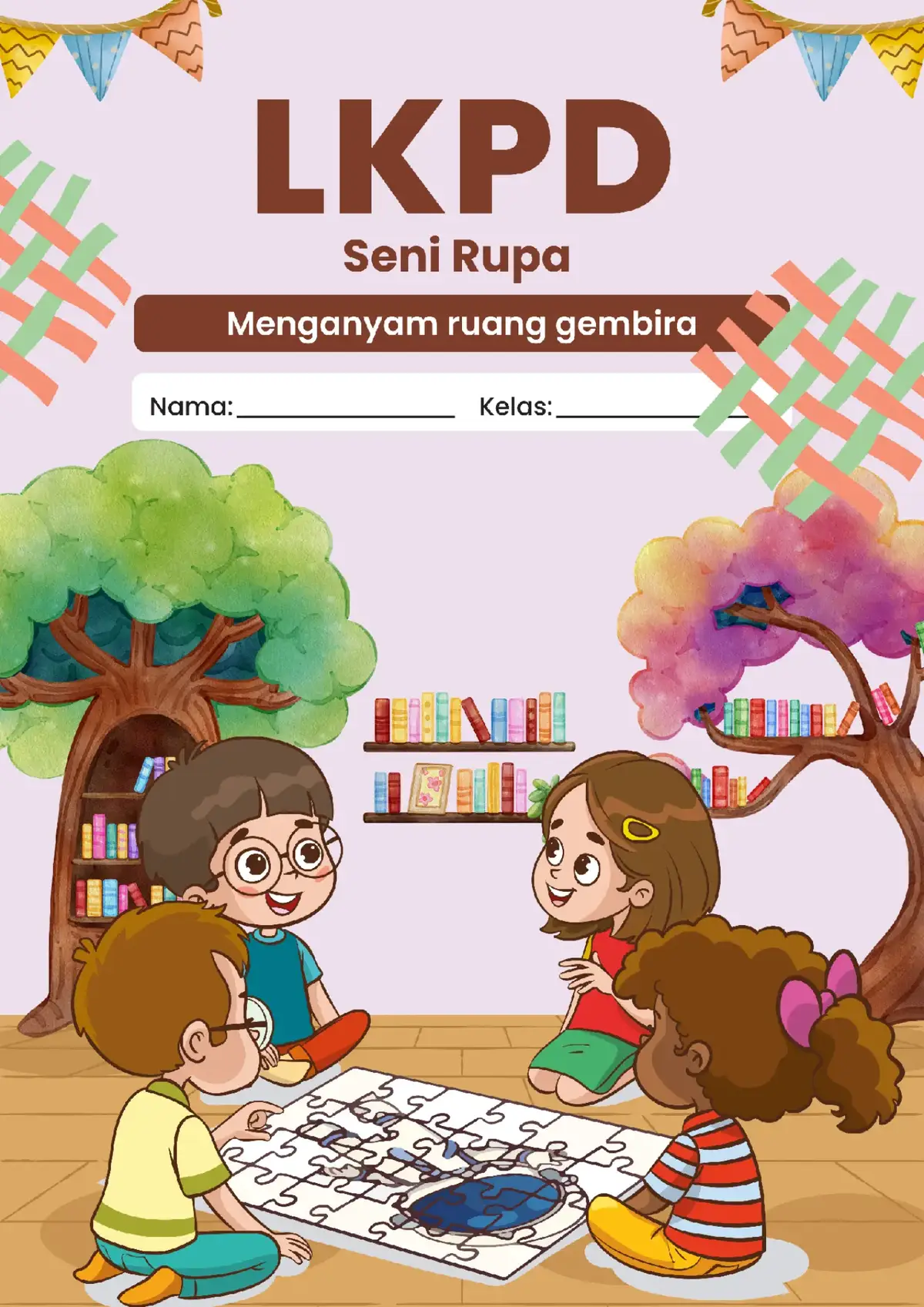 Di era pembelajaran modern seperti sekarang, guru tidak hanya dituntut untuk memberikan materi melalui buku dan ceramah, tetapi juga perlu menghadirkan media pembelajaran yang menarik, praktis, dan menyenangkan. Salah satu media yang banyak digunakan adalah LKPD (Lembar Kerja Peserta Didik). LKPD bukan hanya sekadar lembar tugas, tetapi juga sebuah panduan yang dirancang untuk mengarahkan anak dalam melakukan kegiatan belajar secara mandiri, aktif, dan kreatif. Salah satu tema yang sangat menarik dan dekat dengan kehidupan sehari-hari adalah LKPD menganyam. Menganyam merupakan keterampilan tradisional yang diwariskan secara turun-temurun, biasanya menggunakan bahan alam seperti daun kelapa, bambu, atau pandan. Namun, dalam dunia pendidikan dasar, kegiatan menganyam dapat disederhanakan dengan menggunakan kertas warna-warni sehingga lebih mudah diikuti anak. Melalui LKPD menganyam, anak-anak tidak hanya diperkenalkan pada keterampilan tangan, tetapi juga dilatih untuk lebih sabar, teliti, dan fokus. Lembar kerja tersebut biasanya memuat petunjuk langkah demi langkah yang sederhana, disertai gambar ilustrasi yang menarik, sehingga anak bisa mengikuti proses menganyam dengan rasa antusias. Mereka diajak memotong kertas, menyusun pola, menyelipkan helai demi helai, hingga menghasilkan sebuah karya anyaman yang indah. Manfaat dari LKPD menganyam bagi anak sangatlah beragam. Dari sisi motorik halus, kegiatan ini membantu anak melatih koordinasi tangan dan mata, serta memperkuat keterampilan jari-jemari. Dari sisi kognitif, menganyam menuntut anak untuk berpikir sistematis, mengenali pola, serta melatih kemampuan memecahkan masalah sederhana ketika ada helai kertas yang salah jalur. Dari sisi emosional, kegiatan ini mengajarkan kesabaran, ketekunan, dan rasa bangga terhadap hasil karya sendiri. Anak yang berhasil menyelesaikan anyamannya akan merasa percaya diri dan semakin termotivasi untuk mencoba keterampilan baru. Selain itu, LKPD menganyam juga memberikan manfaat dari sisi sosial dan budaya. Anak-anak dapat belajar tentang nilai kebersamaan dan tradisi, karena menganyam adalah bagian dari budaya lokal yang sarat makna. Guru bisa menyisipkan cerita tentang bagaimana masyarakat dahulu menggunakan anyaman sebagai wadah, tikar, atau peralatan sehari-hari, sehingga anak merasa lebih dekat dengan warisan budaya bangsanya. Dengan demikian, LKPD menganyam bukan hanya sekadar lembar kerja biasa, tetapi juga menjadi media pembelajaran yang kaya manfaat. Anak tidak hanya belajar keterampilan praktis, tetapi juga mengembangkan kecerdasan kognitif, emosional, motorik, hingga karakter. Melalui kegiatan sederhana ini, mereka bisa tumbuh menjadi pribadi yang kreatif, telaten, menghargai budaya, dan penuh rasa percaya diri. #fypp #fyppppppppppppppppppppppp #fypシ゚ #lewatberanda #fypdongggggggg 