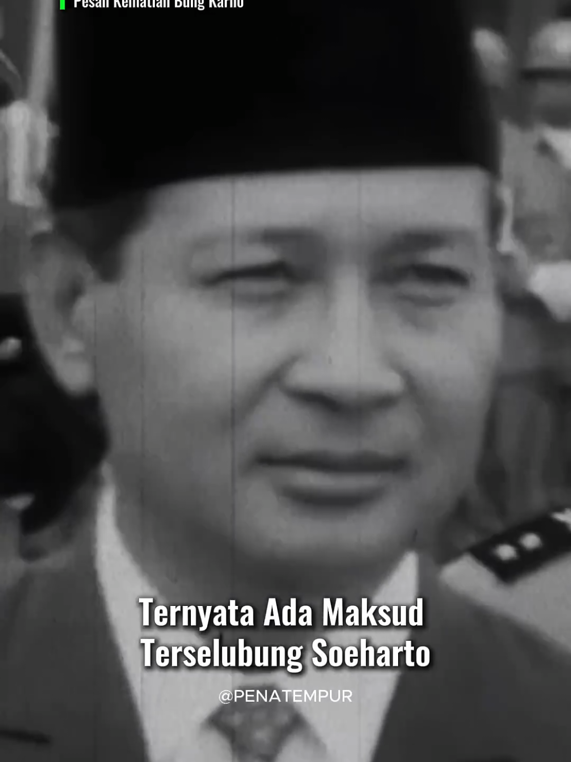 #soeharto nekat menentang pesan kematian #soekarno 