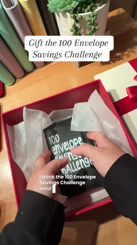 Gift the 100 Envelope Savings Challenge  #howtosavemoney #savingmoney #savingmoneychallenge #giftideas 