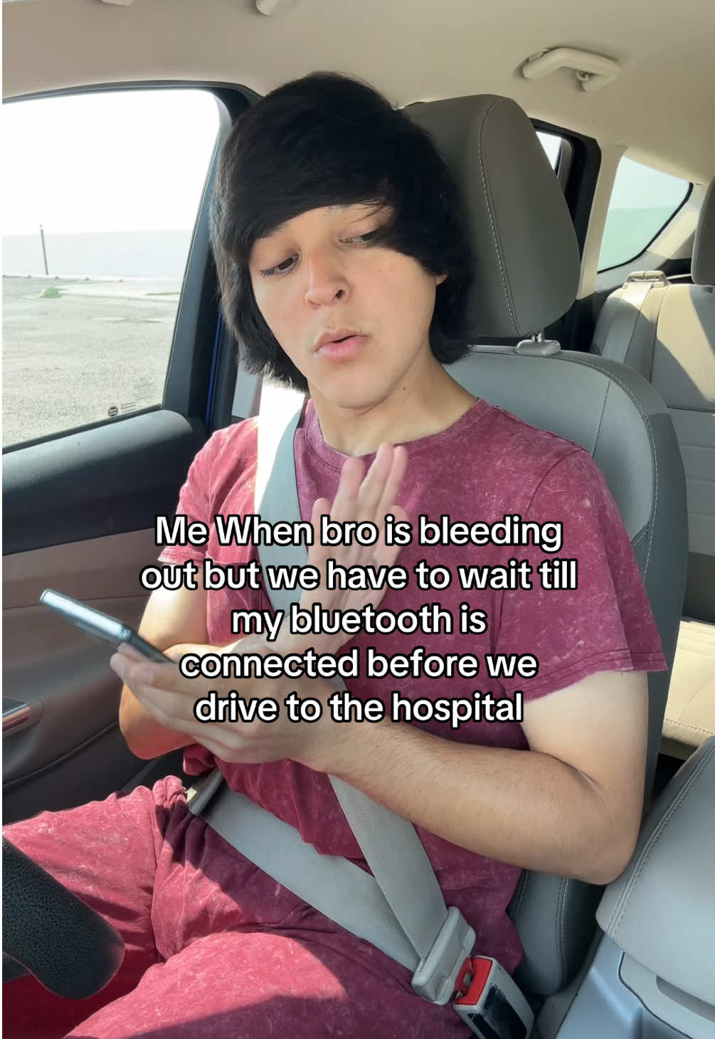 Ayo chill you acting like you life is on the line 🙄 #fyp #foryou #viral #bluetooth #hospital 