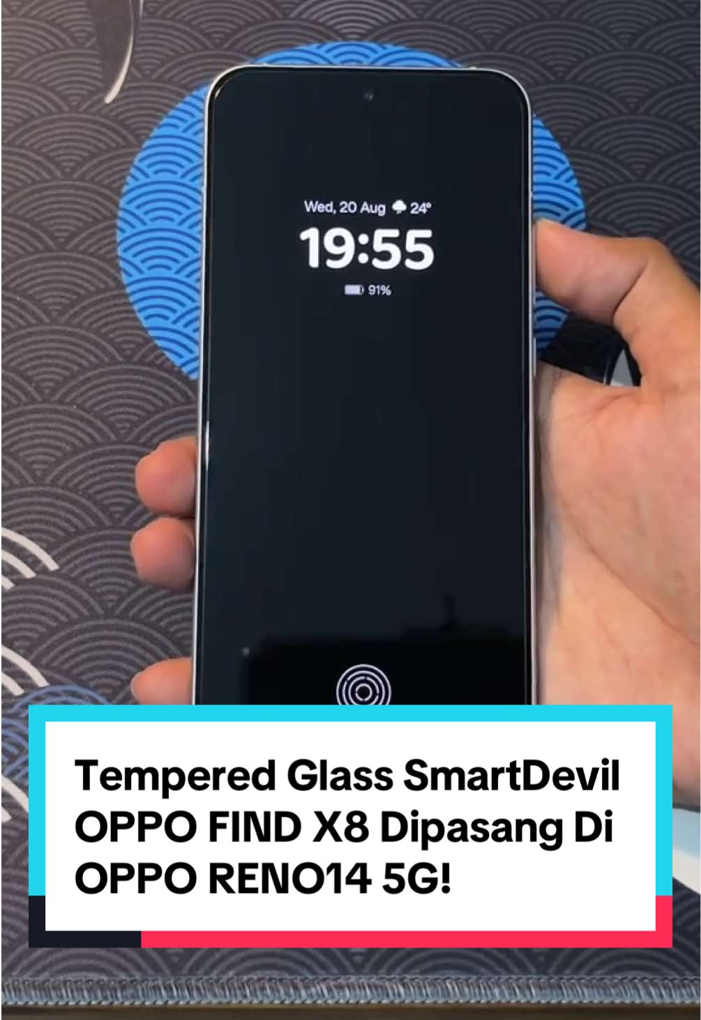 Tempered Glass SmartDevil OPPO FIND X8 Dipasang Di OPPO RENO14 5G!! Tonton video ini kalo butuh referensi tempered glass yg bagus untuk RENO14 5G-mu.  #temperedglass #oppo #reno #reno14 #opporeno14series 