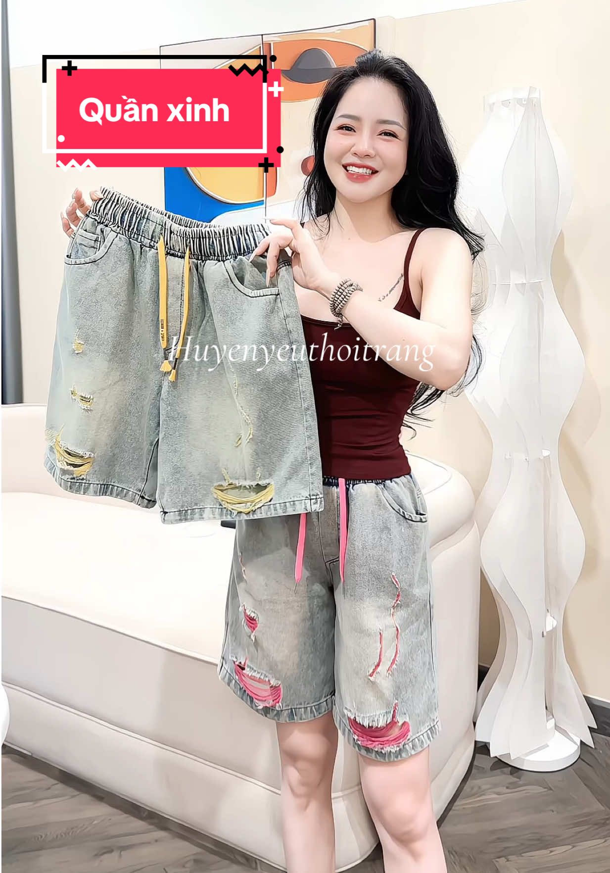 Quần xinh quá nè #xuhuong #quanjean #quanshort 