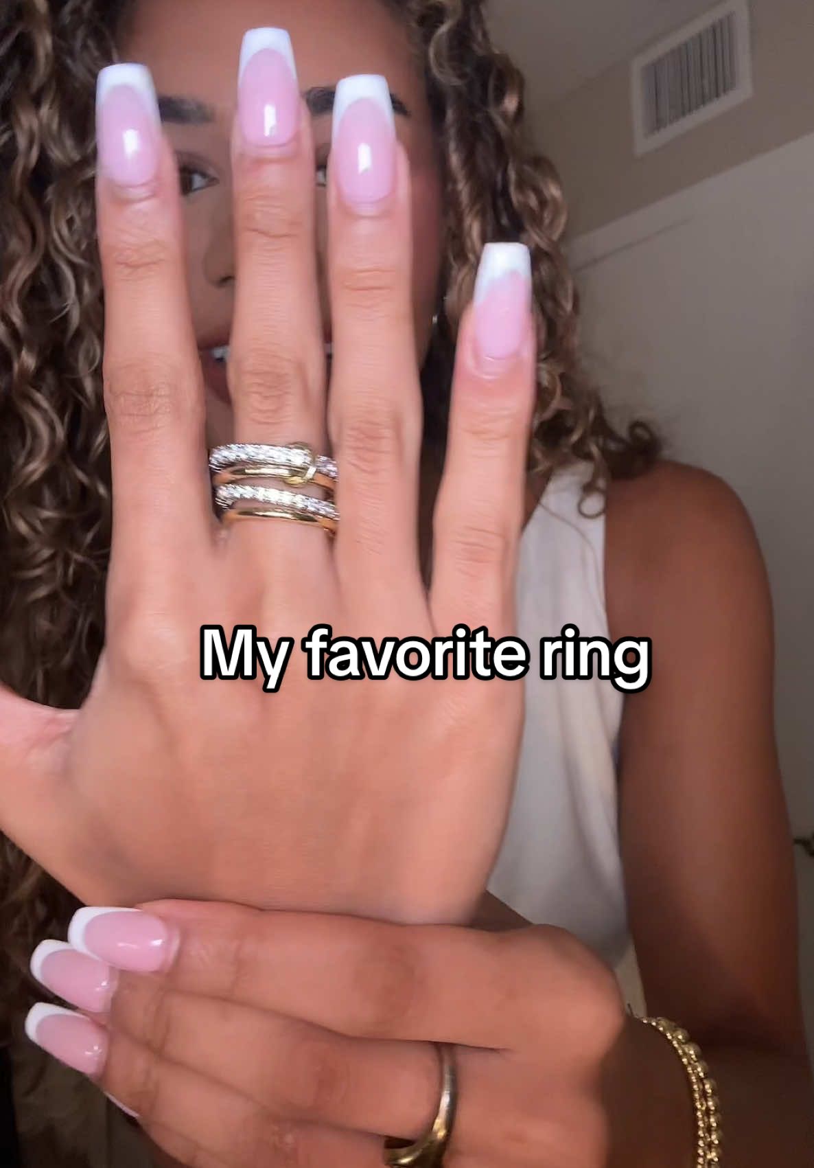 Putting you guys on to this beautiful ring I wear everyday #goldjewelry #goldring #rings #tiktokshop #laborday 