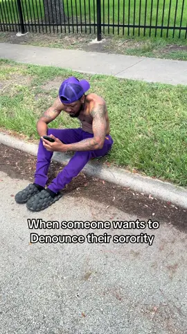 Why she walk up to me asking about denouncing her sorority?? aint nobody got time for that but she was cute 😂 i shoulda got her number #fraternity #omegapsiphi #alphakappaalpha #deltasigmatheta 