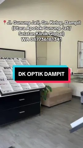DK OPTIK DAMPIT by David Kacamata Buka Setiap Hari mulai Pukul 08.00 s/d 21.00 WIB 📍Jl. Gunung Jati, Gunung Kelop, Dampit WA 087736181341 #dkoptikdampit #optikdampit #davidkacamata #dampit #promoseruweekend 