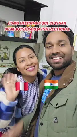 COMO DECIDIMOS QUE COCINAR SIENDO UNA PAREJA INTERCULTURAL 🇵🇪🇮🇳 #comidahindu #comidaindia #peruana #pareja #interculturalcouple 