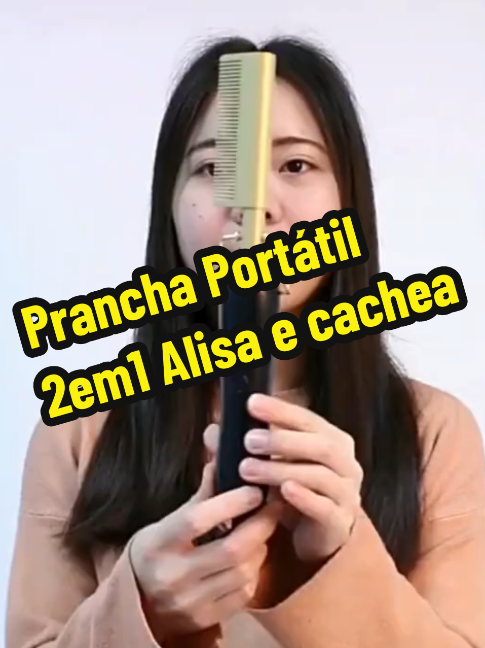 🔥 Transforme seu visual em minutos! ✨ Prancha Portátil 2 em 1 – Alisa e faz cachos com tecnologia cerâmica! ShopeeAchados #PromoShopee #Beleza #CabeloPerfeito #Achadinhos #TikTokBrasil 