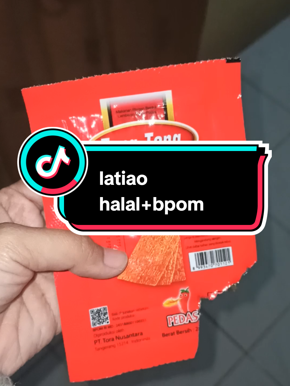 Membalas @gairline15 latiao udah halal+bpom jadi aman ya kak #latiao #latiaosnack 