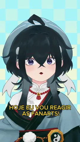 REAGINDO AS FANARTS! ✨👀 #surdo #vtubers #fy #brasil #fanarts 