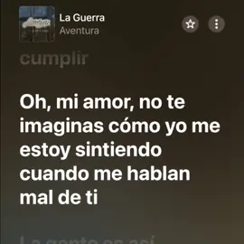 La Guerra - Aventura  #laguerra #aventura #letra #fyp #musica 