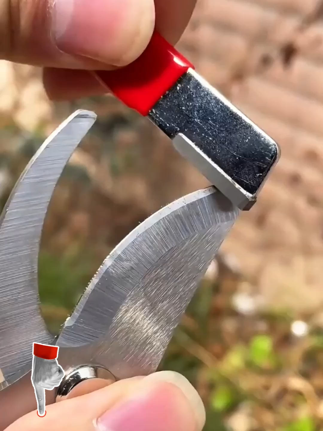 asah pisau gunting jadi tajam kembali #asahpisau #asahgunting #asahpisaudapur #alatasahguntingbaja